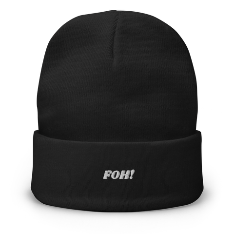FOH! Embroidered Beanie